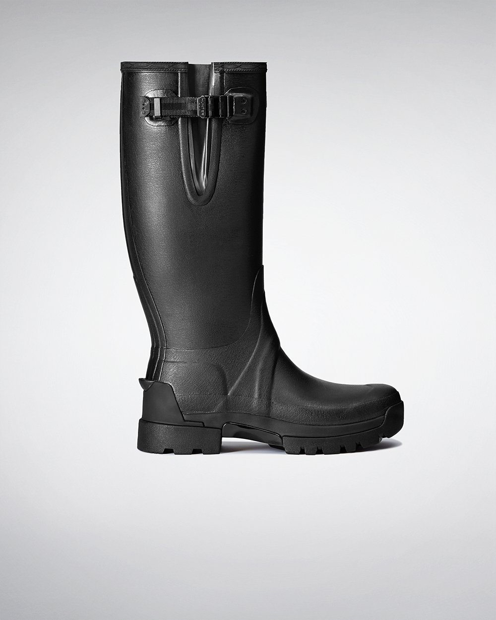 Botas de Lluvia Altas Hunter Hombre - Balmoral Adjustable 3Mm Neoprene - Negros - BQGIZEO-14